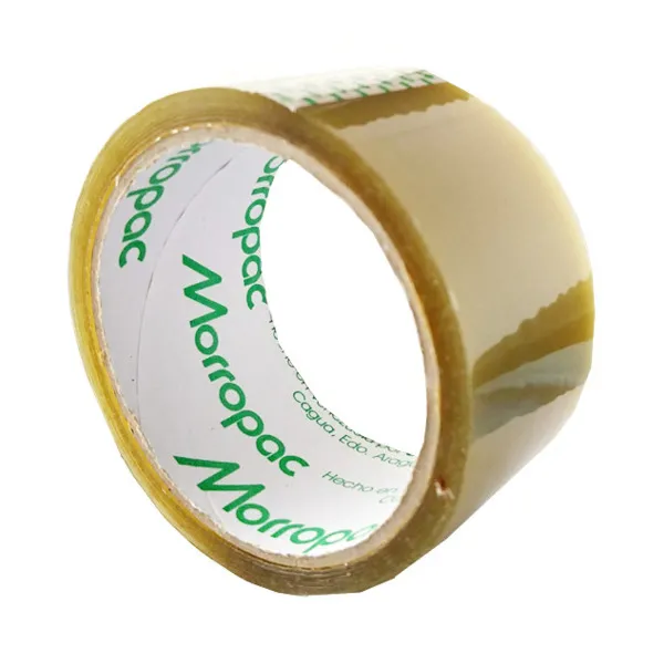 Cinta Adhesiva de Caucho para Embalar Transparente Letras Verdes 2" x 35 m Celoven